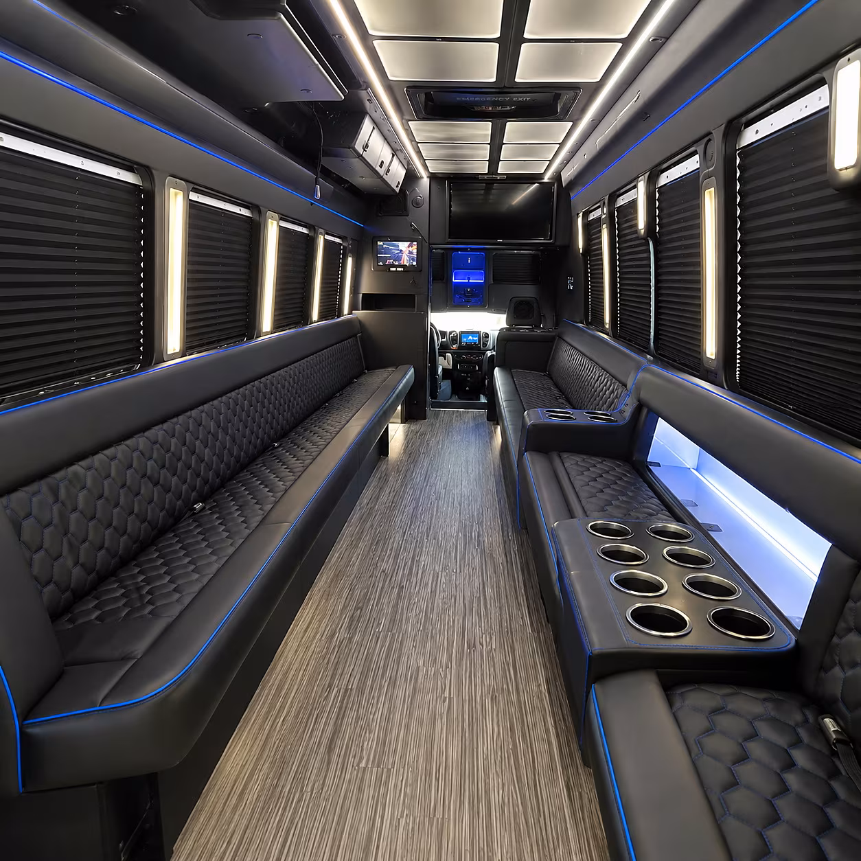 diamond bar party bus rentals inside
