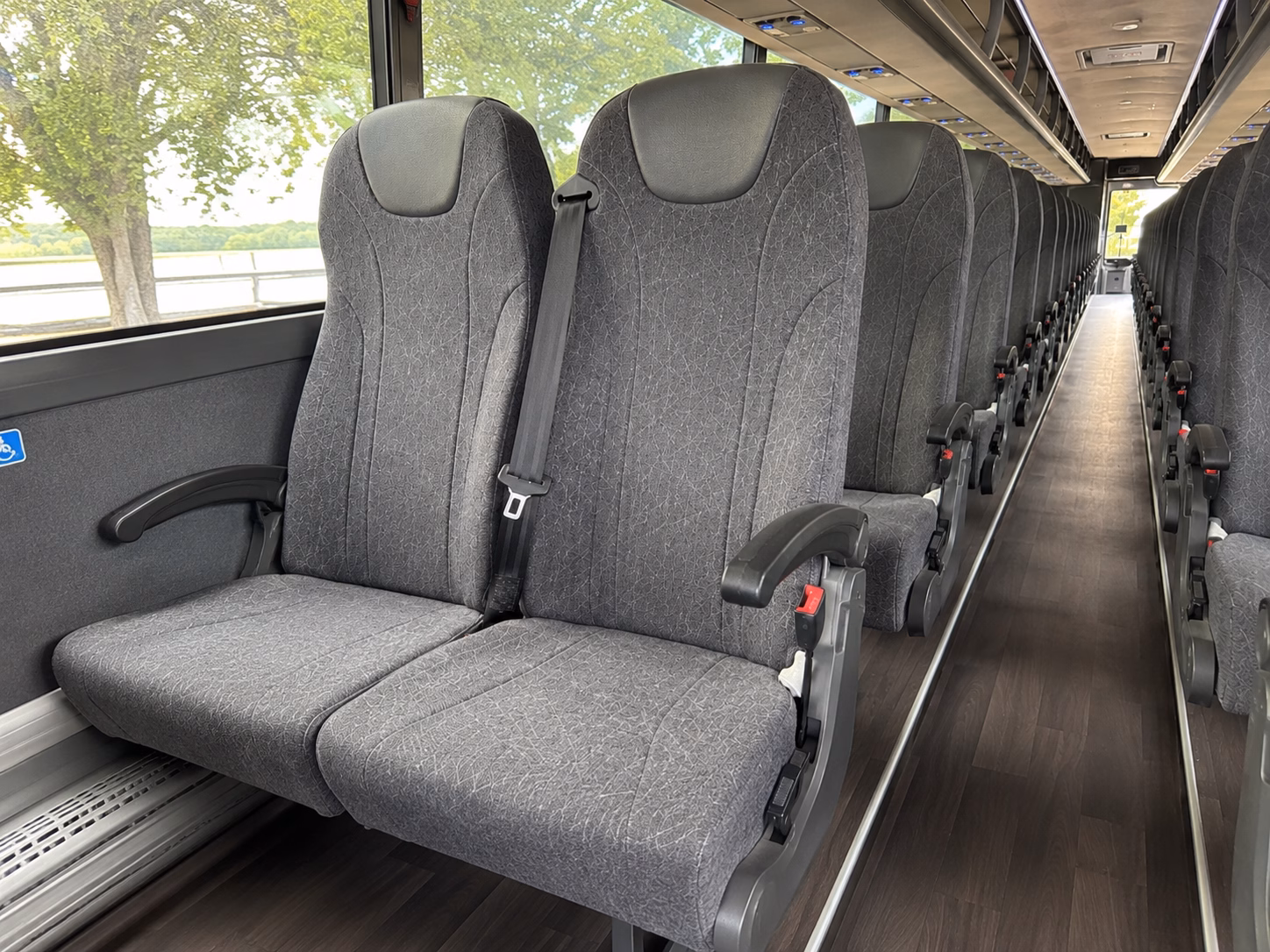 el monte charter bus interior gallery