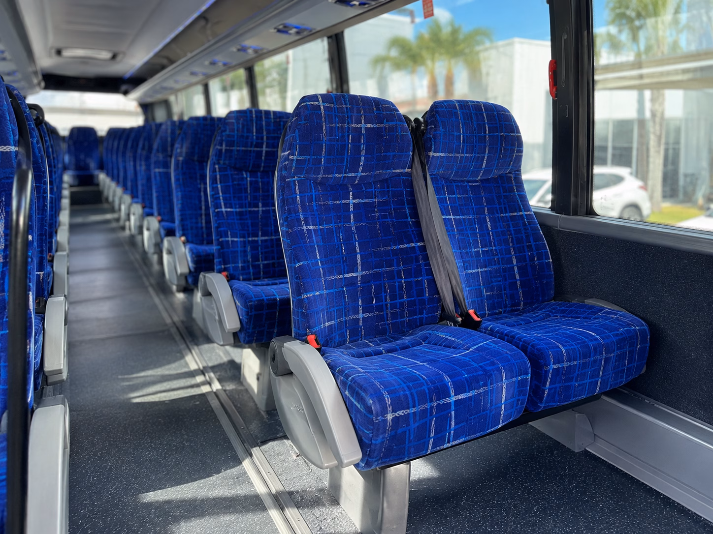 el monte charter bus rental interior