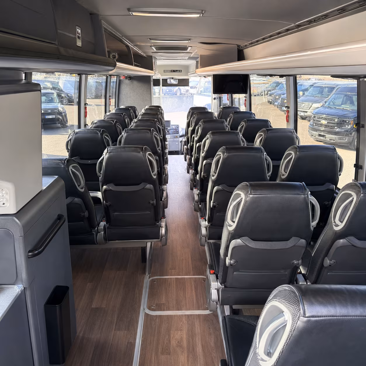 pomona charter bus rental inside