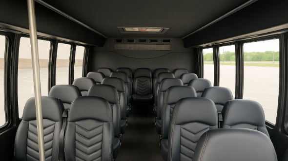 diamond bar 15 passenger minibus inside