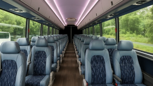 diamond bar 18 passenger minibus inside