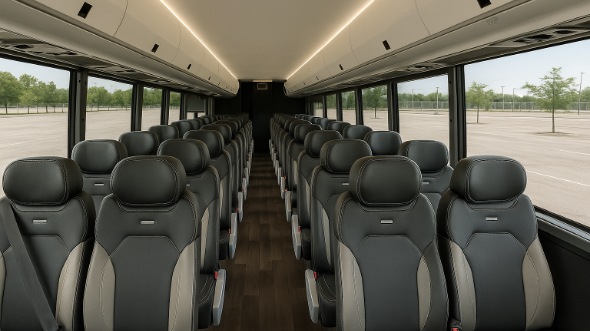 diamond bar 25 passenger minibus inside