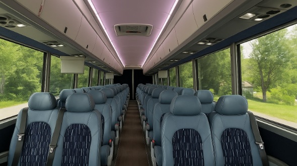 diamond bar 28 passenger minibus inside