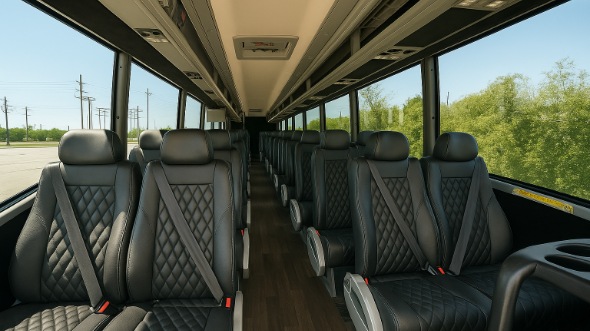 diamond bar 30 passenger minibus inside