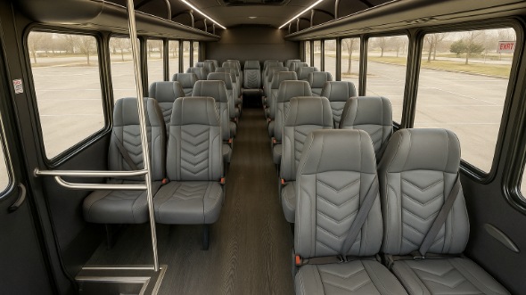 diamond bar 35 passenger minibus inside